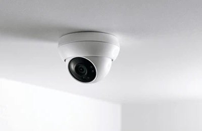 Dome CCTV camera indoor installation Janakpuri Delhi