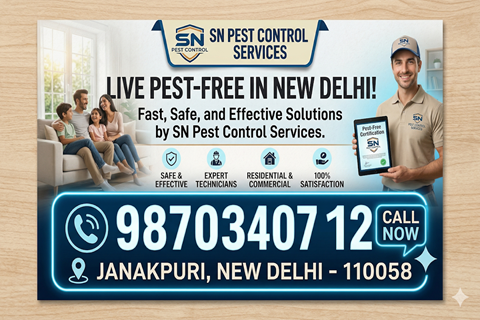 SN Pest Control Service professional pest management technician in Delhi NCR